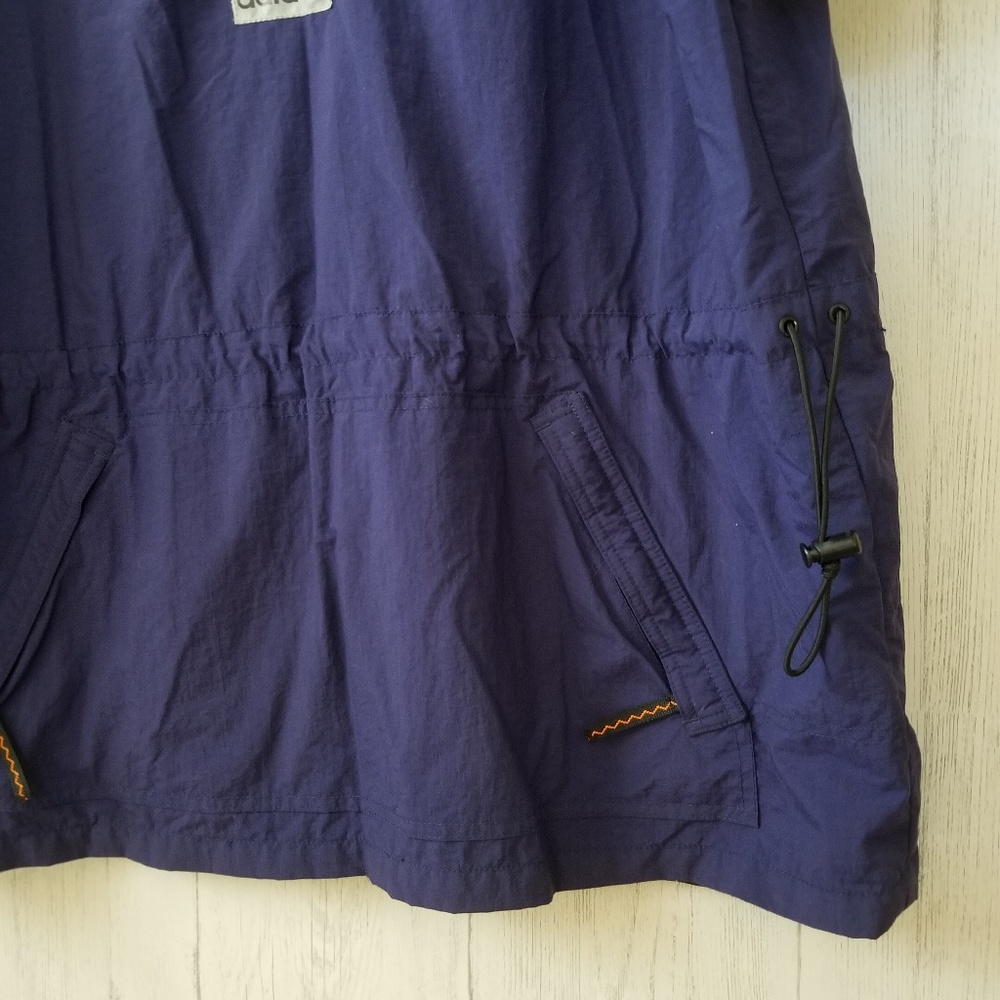 Vintage ADIDAS Drawstring Snap Pullover X-Large - Picture 3 of 7